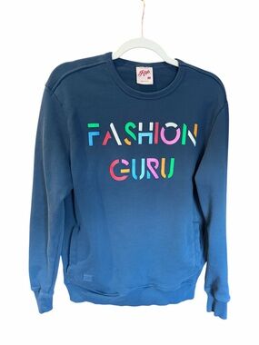 RTGB Red Tag FASHION GURU Crewneck Sweatshirt Navy M